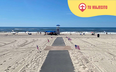 Turismo en Coopers Beach en Nueva York