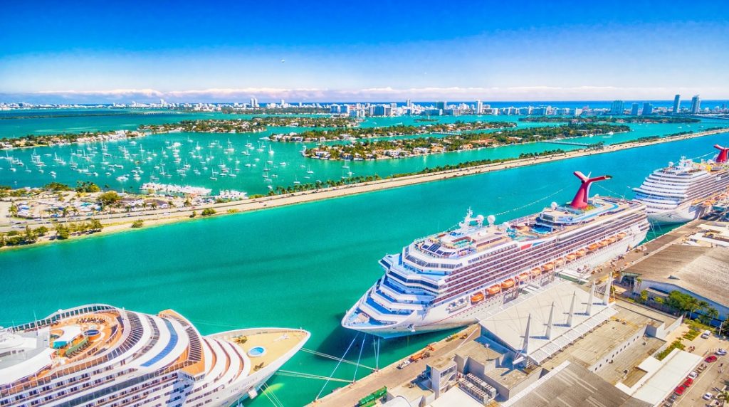 Lugares más visitados por cruceros desde Miami