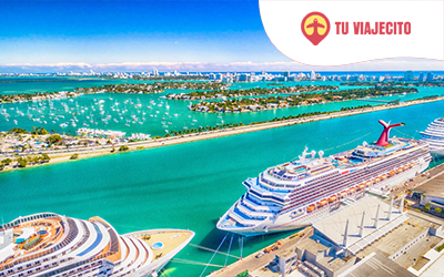 Lugares más visitados por cruceros desde Miami